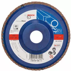 Bosch lamelni brusni disk X551, Expert for Metal prečnik 125 mm; granulacija 40, ravni 2608607365