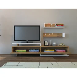 Hanah home TV Komoda Ayaz Hrast-Bela