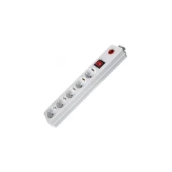 FAST ASIA Produžni kabl 5r/3m sa prekidačem i zaštitom 3 x 1.5mm2 (Linkom) beli