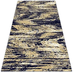 Decormat Vinilna preproga Rumeni retro pasovi 140x210 cm
