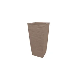 Saksija finesa 25x25xh46/5cm moka