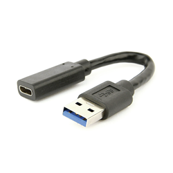 GEMBIRD Adapter USB A na USB C 10cm (Crni)