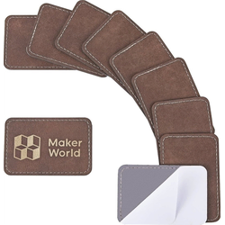 Bambu Lab Rectangular PU Iron-on Patch - Rustic to Gold