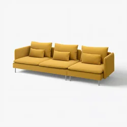 SÖDERHAMN Sofa 4-sed, Kelinge tamnožuta