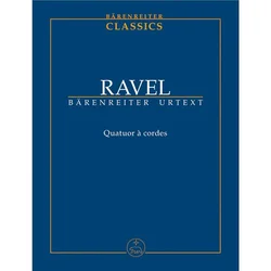 RAVEL :  note QUATUOR A CORDES SCORE