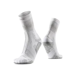 X-BIONIC Trailrun Terraskin Perform Crew nogavice, x white/silver grey (EU 42-44)