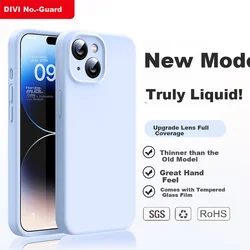 Divi Maska za mobilni telefon iPhone 14, Svetloplava
