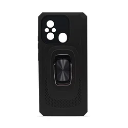Maska za telefon SPIGEN 5 za Xiaomi Redmi 12C, Crna
