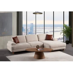 ATELIER DEL SOFA Ugaona sofa-krevet Nice L Corner Right Cream (560ARE4167)