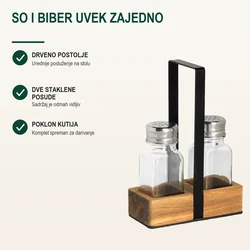 Castelli Set za so i biber Garlic