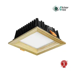 APLED -LED Ugradna svetiljka SQUARE WOODLINE LED/6W/230V 4000K 12x12 cm masivna borovina