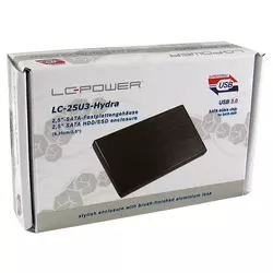 HDD rack LC POWER LC-25U3-Hydra, 2.5, SATA, USB3.0, Black, aluminium