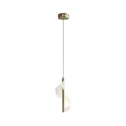 LED luster na sajli LARGO LED/10W/230V zlatni