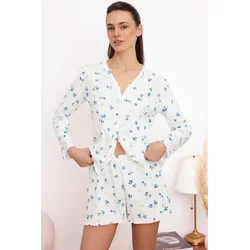 Trendyol Milla ženski set Thmss26Pt00014, Ecru-Ecru