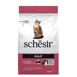 SCHESIR Suva hrana za mačke Cat Hum, Šunka, 1.5kg