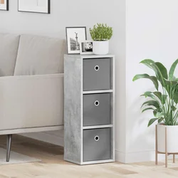 Kreveta s ladicama Betonski sivi 25,5 x 22 x 69,5 cm