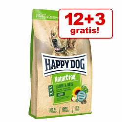 Happy Dog Suva hrana za pse Adult, Jagnjetina i Pirinač, 15kg