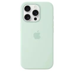 Silikonska maska sa MagSafe za iPhone 16 Pro – svetlo zelena