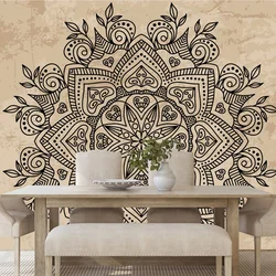 Tapeta Mandala s starodavnim pridihom - 147x99