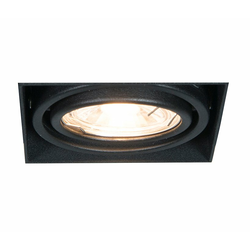 Zuma Line 94361-BK - Ugradna svetiljka ONEON 1xGU10/50W/230V crna