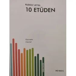 JETTEL:10 ETUDEN CLARINET