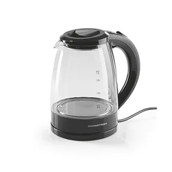 Steklen grelnik vode 1,8l 1800W črn/srebrn 54642