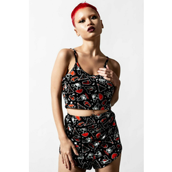 TOP moška - Gnomies Cropped Cami - KILLSTAR - KSRA004640