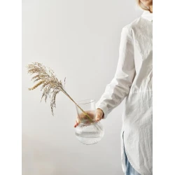 PADRAG Vaza, bistro staklo, 17 cm