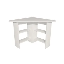 Hanah Home Corner White Radni sto 80x73.8x80cm, Beli