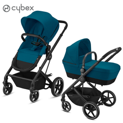 CYBEX kolica 2u1 Balios S river blue turquoise - black 520001301