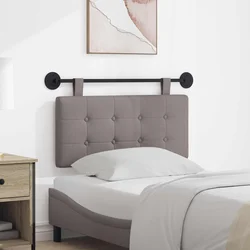 vidaXL Visoki naslon za glavo Taupe 100 x 55 x 5 cm blago
