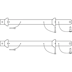 KV2 Audio VHD2.0 Top Fly Bar Arm-KVV 987 309 nosač