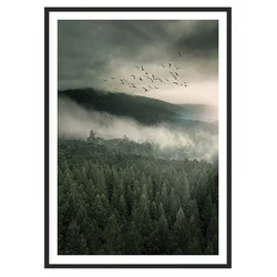 shumee SLIKA, PLAKAT V OKVIRJU 53x73 cm Gore P2017