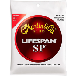 Martin MSP7100 SP Lifespan Phosphor Bronze Light žice za akustičnu gitaru