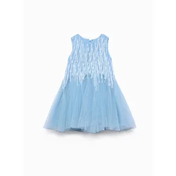 Abel & Lula Elegantna obleka 5025 Svetlo modra Regular Fit
