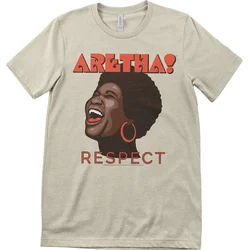Aretha Franklin Majica Respect Unisex Khaki XL