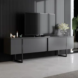 Hanah Home TV komoda Luke, 180x50x30 cm, Antracit