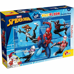 LISCIANI Puzzle Maxi Marvel Spiderman 2u1 složi I oboji - 108 delova