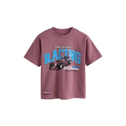 Next Majica kraljevo modra/mauve/črna/bela