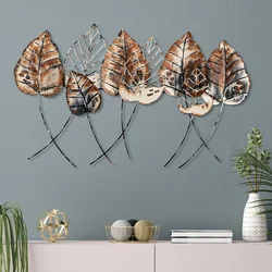 Wallity Zidna dekoracija Casting Leaf 2, 67x112 cm, Šarena