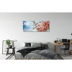tulup.si Slika na platnu Magnolia nebo sonce 125x50 cm