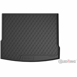 Rubber trunk mat VW Golf VIII. 2020- (hatchback, raised floor)