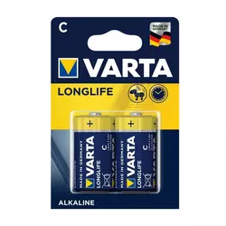 VARTA Longlife  Alkalna baterija, C, 2/1