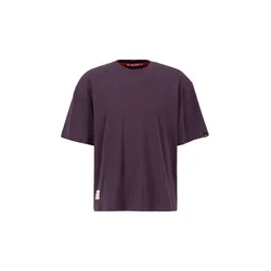 ALPHA INDUSTRIES Majica vijolična/bela