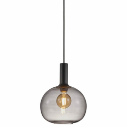 Nordlux - Luster na sajli ALTON 1xE27/60W/230V, crni