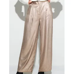Sinsay - Wide leg pantalone - zlatni