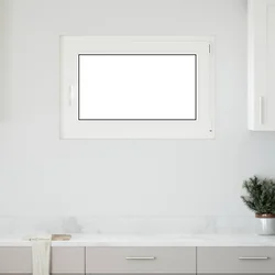 Prozor za podrum RISOR 90 x 70 cm PVC i staklo Bijela