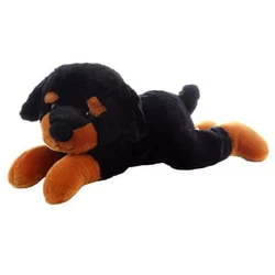 Plišasti pes, ki leži temno 40 cm