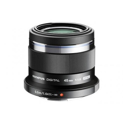 Objektiv Olympus 45 mm 1:1.8 črn (V311030BE000 (4138))