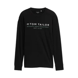 TOM TAILOR Majica pastelno zelena/črna/bela